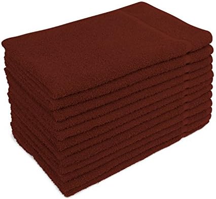 Altima Plus Bleach Safe Salon Towels, Sable Brown, Pack of 12