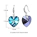 Women's Heart Crystals Earrings Drop Dangle Fish Hook Earrings for Birthday Anniversary Christmas Mother's Day Valentine's Day, Gifts for Her