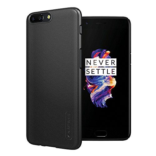 Kapaver Slim Fit Glossy Finish Back Cover Case Compatible for OnePlus 5 / One Plus 5 (Glossy Gray)