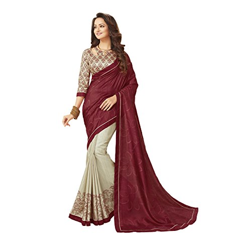 Womens Cotton Saree With Blouse Piece (glamora5909_Multicolored)