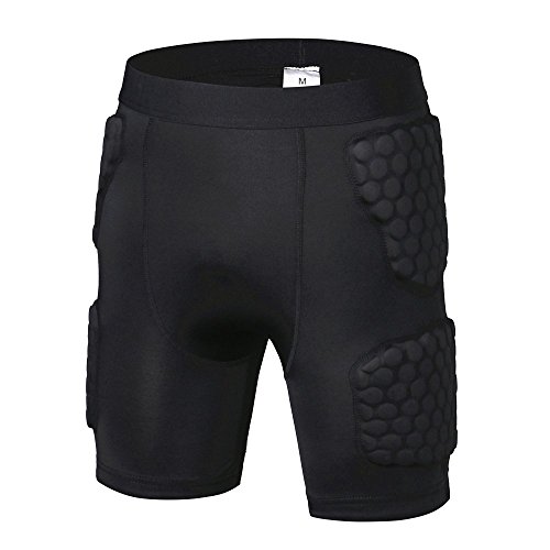 Buy R&V Men's Sports Clothes Shock Guard Compression Padded Protective