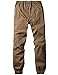 Match Men's Loose Fit Chino Washed Jogger Pant (29, 6535 Khaki)
