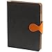 RAYKING Leather Journal Spiral Bound Notebook A5 Refillable Writing Loose Leaf Journal (Brown)