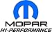 Mopar Hi-Performance Black Lettering Large Decal 12