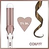 Conair Double Ceramic Curling Iron, 1.5 Inch Curling Iron, White/Rose Gold