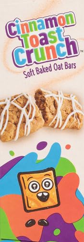 CINNAMON TOAST CRUNCH SOFT BAKED OAT BARS, CHEWY SNACK BARS, 6 CT