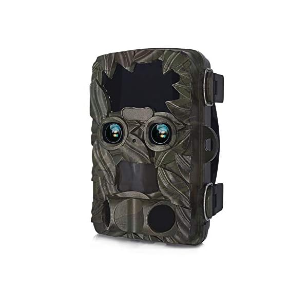 Outdoor-Trail-Kamera, 4 K, 20 MP, 170 Grad Weitwinkel, Sternenlicht, Nachtsicht, Jagdkamera, Bewegungsaktivierung… – Bild 3
