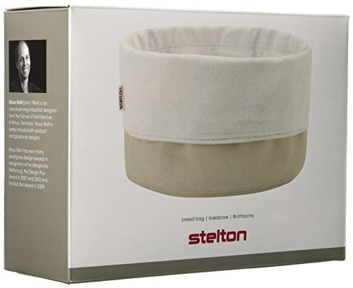 Stelton Bread Bag Sand and White