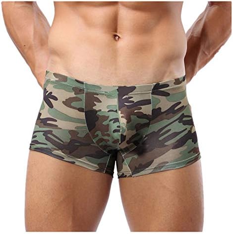 Man Boxer Briefs,Ronamick Men's Military Camouflage Bulge Pouch Boxer Briefs Trunks Underwear Underpant