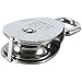 DasMarine 3 Pack Single Pulley Block in 304 Stainless Steel Crane Swivel Hook Single Pulley Roller Loading (M50)