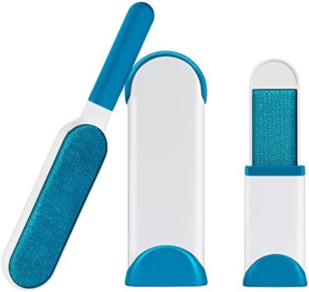 All Cart Pet Hair Remover with Self-Cleaning Base, Double Sided Lint Brushes Removed Pet Hair from Clothes, Carpets, Pillow