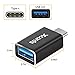 USB C Adapter, Xcords 3-Pack USB-C to USB 3.0 Adapter for USB Type-C Devices Including Galaxy S9/S9 Plus,Note 9/8,S8/S8 Plus,LG G6 G5,MacBook Pro,ChromeBook Pixel,Nexus 5X,Nexus 6P and More(Black)