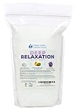 Deep Relaxation Bath Salt 3-Lbs (48 Ounces) - Epsom Salt Bath Soak With Lavender Essential Oils & Vitamin C - 100% All Natural No Perfumes & Dyes - Relieve Tension & Stress & Relax Naturally