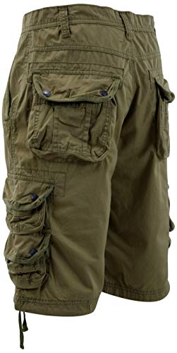 ChoiceApparel Mens Cargo Shorts (38, 333-Khaki) - Thumbnail 4