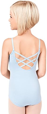 Child Trestle Back Camisole Leotard,1502CDROM,Dark Royal,Medium