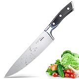 Chef Knife, Kitchen Knife 8 Inch Home Pro Cooking Chopper Knives High Carbon German Stainless Steel Ultra Sharp Blade with Ergonomic Handle