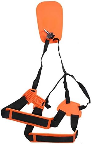 Trimmer Shoulder Strap, Garden Pruner Harness Strap Double Shoulder Padded Strap Lawn Mower Trimmer Brush Saw Accessory