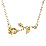 Romantic Rose Anklets women Jewelry - Exquisite 18K Gold Color Electroplate Brass Anklets For women, Great Foot Bracelet Gift For Valentine's Day, Easter, Mother's Day, Birthday, Wedding