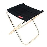 Spubote Outdoor Folding Stool Camping Lightweight Portable Chair to Carry Mini Aluminum Folding Sturdy Stool Beach,600D Oxford Cloth with Carry Bag