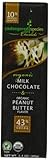 Endangered Species Giraffe, Organic Milk Chocolate (35%) and Peanut Butter, 1.4-Ounce Bars (Pack of 16)