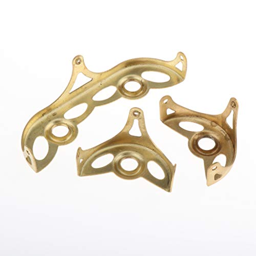 kesoto 3Pcs/Set Metal Alto Sax Saxophone Repairing Protective Key Guard Kits - Thumbnail 6