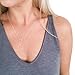 Pure 925 Sterling Silver Mother Daughter Interlocking Circle Necklace - Infinity Mothers Day Gift, Mother of the Bride Gift, Great Necklace for Teen Daughter