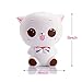 WATINC 1 Pcs Jumbo Squishy Kawaii White cat Cream Scented Charms, Lovely Toy for Stress Relief Toy Decorations Toy, Large Decorations Toy Large(White cat)