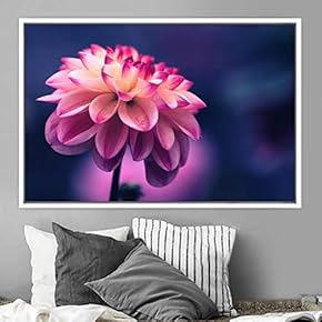 signwin Framed Canvas Wall Art Flora Snapshot Closeup...