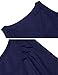 Feager Women's Chiffon Sleeveless V Neck Flowy Tee Tank Tops Blue XL