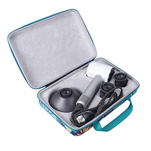 Esimen Travel Case for Dyson Supersonic Hair Dryer Accessories Carry Bag Protective Storage Box (Colorful)