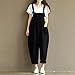 Romacci Women's Strap Overall Pockets Bib Baggy Playsuit Pants Casual Sleeveless Jumpsuit Trousers