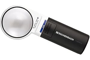 Eschenbach 1511-6M Mobilux LED + Mobase LED Wide Light Loupe & Dedicated Stand, 2.4 inches (60 mm) Φ(6 Times)