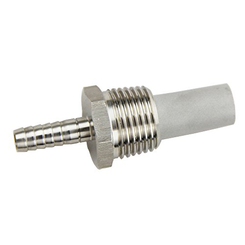 Stainless Diffusion Stone 2 Micron Oxygen Stone Homebrew 1/2'MPT