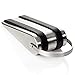 SleekStopper Decorative Stainless Steel Door Stopper with Rubber Treads and Metal Handle