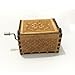 Rabi Wooden Music Box Hand Crank Music Box