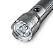 ECEEN® Solar Powered Flashlight, Aluminum Alloy Handheld Flashlight Rechargeable LED Torchlight with USB Charge Cable for Camping, Hiking, Climbing, Outdoor Sports, Vehicle, Auto Emergency Kit