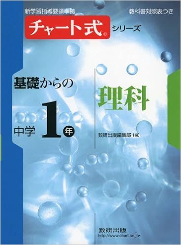 チャート式基礎からの中学1年理科 新学習指導要領準拠 チャート式基礎からの中学シリーズ 数研出版編集部 数研出版編集部 本 通販 Amazon