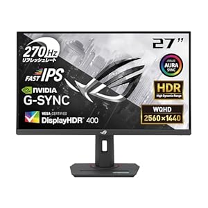 【Amazon.co.jp限定】ASUSゲーミングモニター ROG Strix XG27ACMG 27インチ