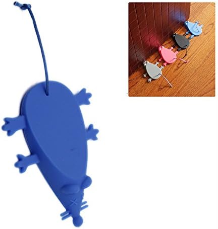 DBHappy(TM) 2 Pcs Silicone Mouse Door Stopper,Durable Stylish Novelty Funny Pinch-resistant Wedge Rat Mice Window Stops, Finger Protector for Home Garden Office