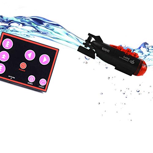 Mini RC Submarine Remote Control Boat Ship Model Electronic Water Toy Waterproof Diving for Swimming Pool, Fish Tank Kids Gift - Thumbnail 3