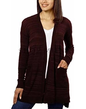 Women's Open Front Long Cardigan Sweater