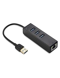 Cable Matters Hub de 3 puertos Superspeed USB 3.0 con Gigabit Ethernet