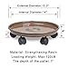 Murilan Planter Dolly on Wheels Round Flower Pot Mover 14