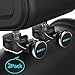 MEIDI Magnetic Headrest Mount, Universal Phone Holder, Car Backseat Hanger Hook Organizer Compatible With All Smart Phones Tablets GPS and eReaders (Sliver-2Pack)