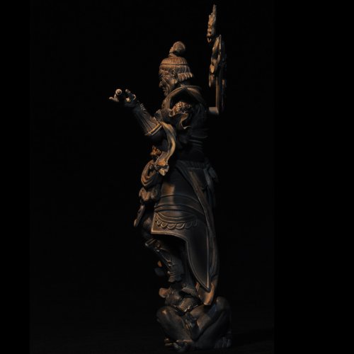 Kaiyodo Takeya Revoltech Action Figure: #002 Komokuten Wooden Version