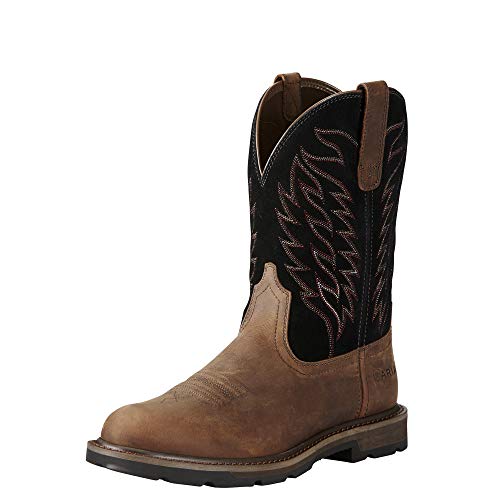 Ariat Work Men's Groundbreaker Pull-On Work Boot, Brown/Black, 13 D US - Thumbnail 5