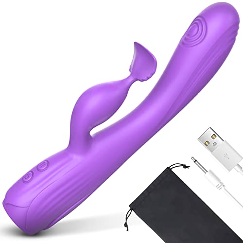 YTYOMUR G Spot Vibrator Clitoris Stimulator for Women Sex Toy, Three-Point Precision Stimulation G Point/Clits /Vagina,Upgraded Dual Motors with 14 Vibration and Beat Mode,Rechargeable & Waterproof