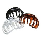 Goody Classics Large Spindle Claw Hair Clips - 3 Pcs.