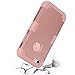 Pandawell iPhone 6S Case, Hybrid Heavy Duty Shockproof Case with Dual Layer [Hard PC+ Soft Silicone] Impact Protection for Apple iPhone 6 / 6S 4.7 inch (Rose Gold)