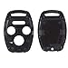BingSnow Key Fob Shell Case for Honda 3+1 Buttons, 2Pcs Keyless Entry Remote Key Housing Replacement with Screwdriver for Honda Accord Civic Ex Pilot